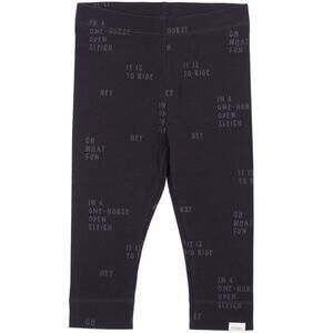 Miles Girls Oh What Fun! Holiday Cotton Blend Leggings in Navy‎ Size 5 MSRP$12